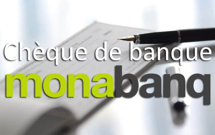 chèque de banque monabanq