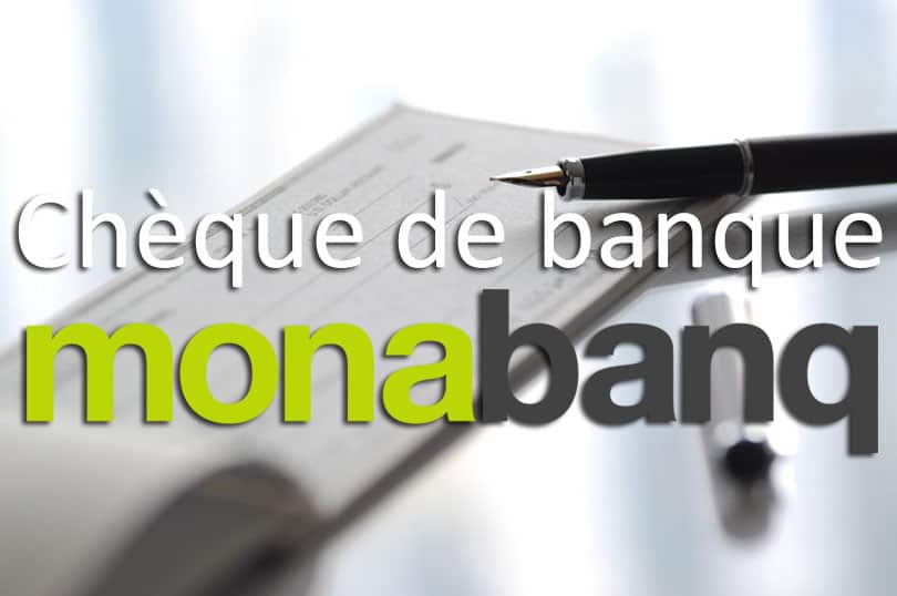 chèque de banque monabanq