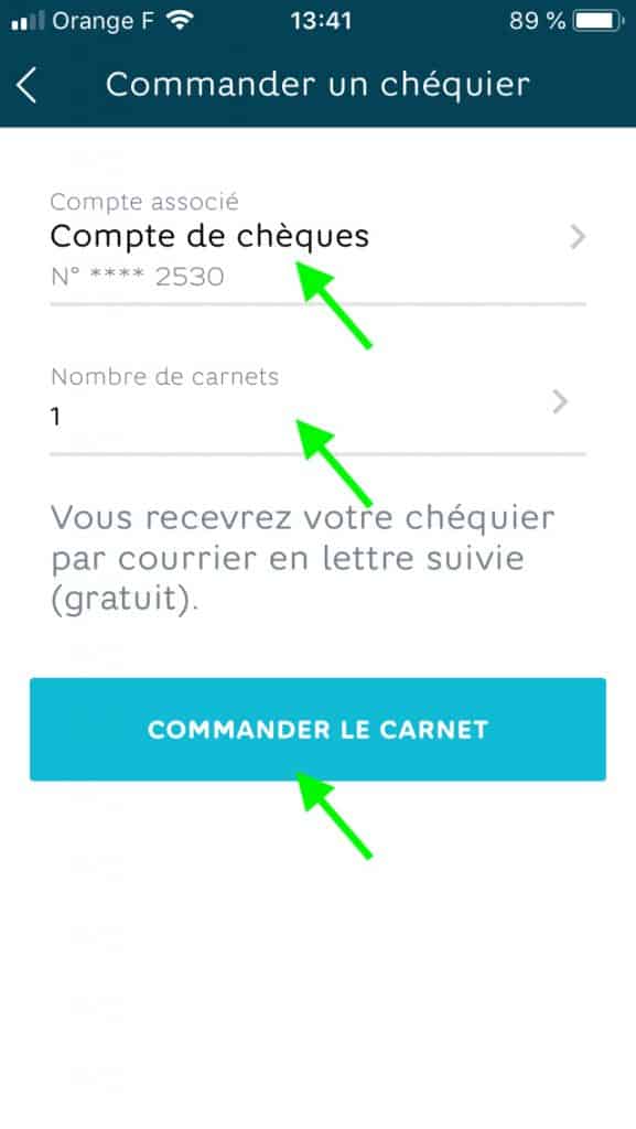 Comment commander un chéquier Hello bank! ? 01 banque en ligne