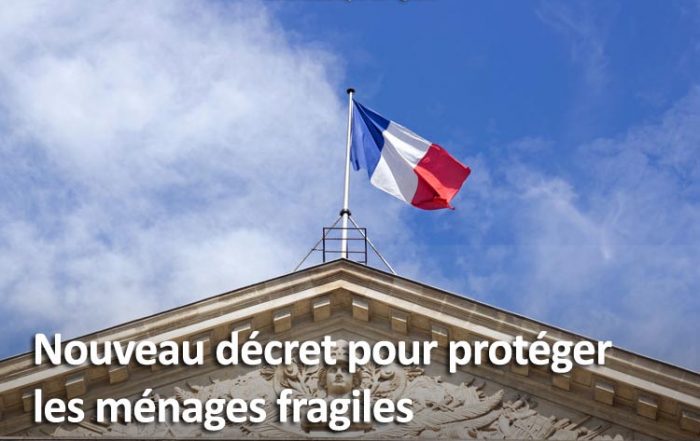 Décret protection ménages fragiles