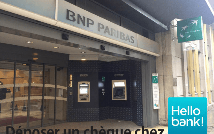 déposer un chèque chez hello bank