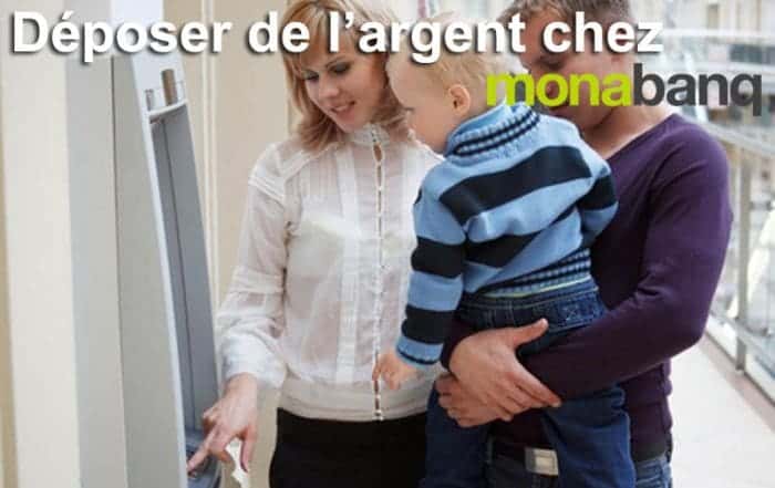 déposer argent liquide monabanq
