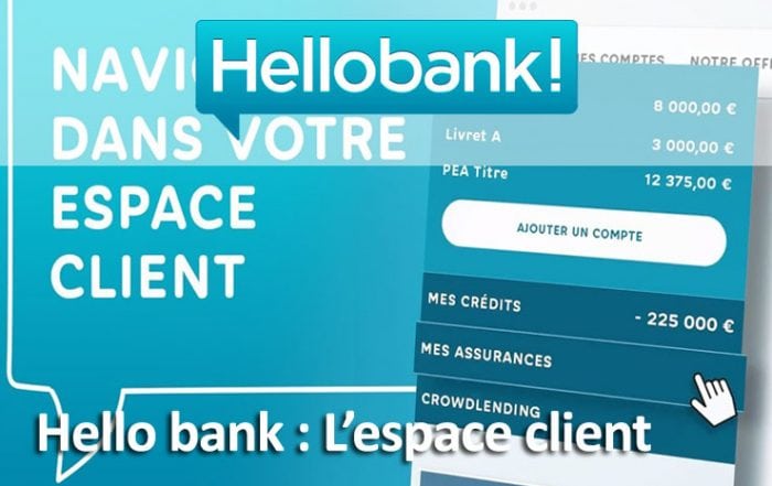 Espace client Hello bank!