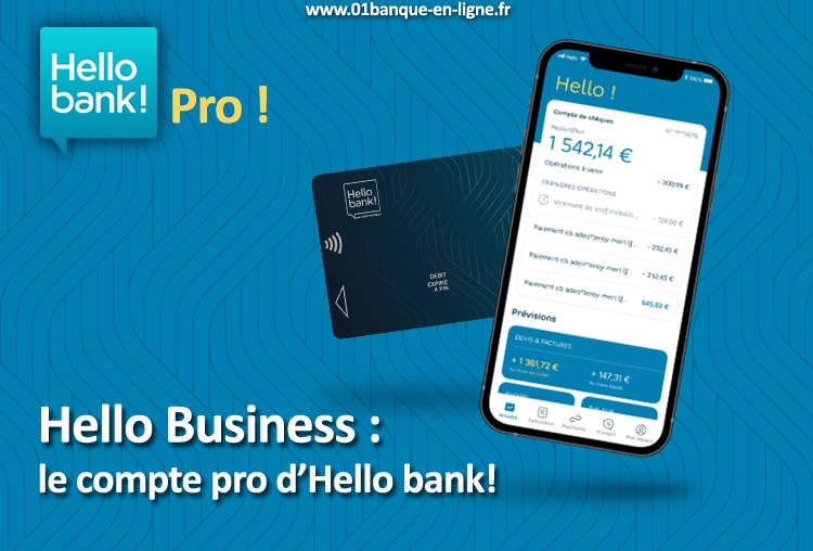 Hello Business : le compte pro d’Hello bank!