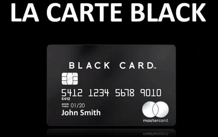 la carte bancaire noire
