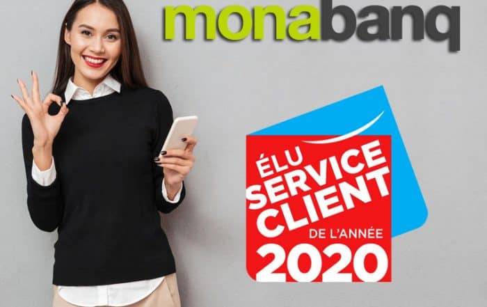 Monabanq élu service client de l'année 2020