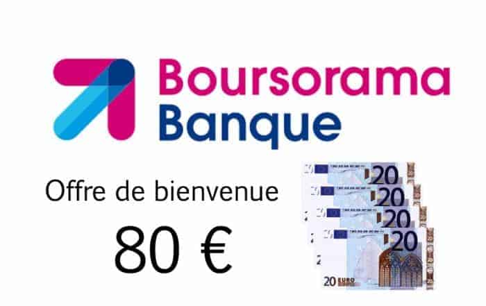 offre de bienvenue de boursorama