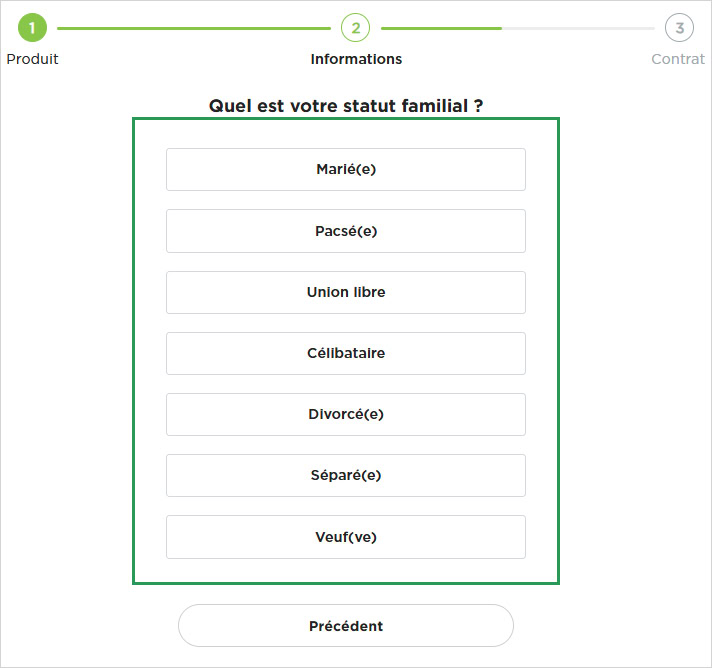 Quel est votre statut familial ?