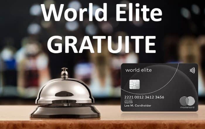 Mastercard World Elite gratuite